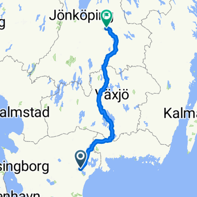 From Kristianstad to Nässjö
