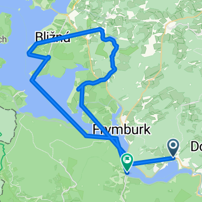 Trasa do Lipno nad Vltavou