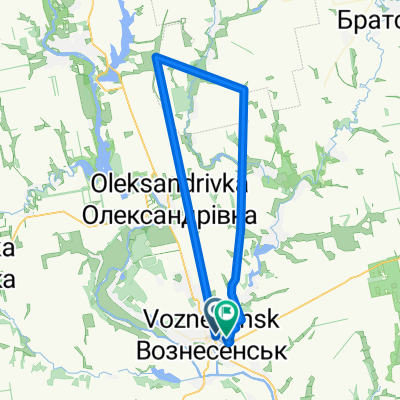 От вулиця Космонавтів до вулиця Зарічна