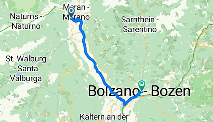 Via Palade, Marling nach Brennerstraße, Bozen