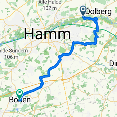 Leichte Fahrt