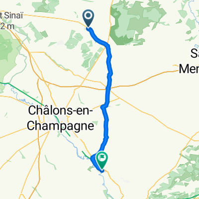 33 Rue de Reims, Saint-Hilaire-le-Grand à 29 Rue du Colonel Caillot, La Chaussée-sur-Marne