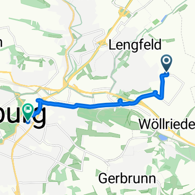 Friedrich-Bergius-Ring, Würzburg nach Annastraße, Würzburg
