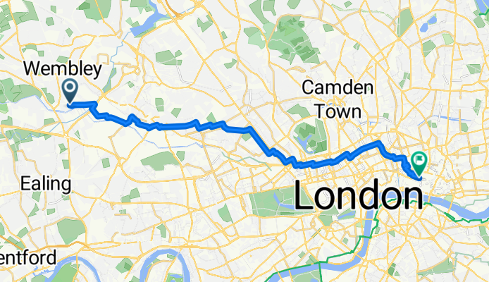 Mount Pleasant, Wembley to Gresham Street, London