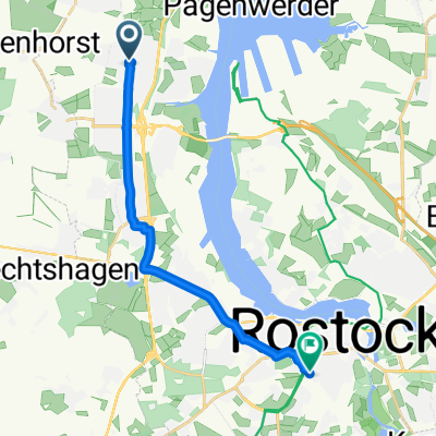 Schleswiger Straße, Rostock nach Goetheplatz, Rostock