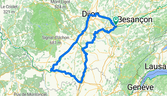 Romange-Macon-Dijon-nördl-Romange