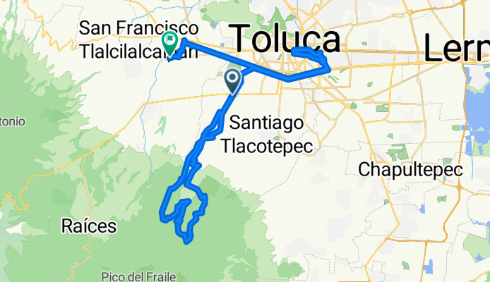 De De Los Corredores a Circuito Vial Acahualco