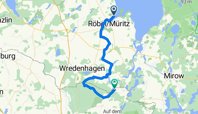 Seebadstraße, Röbel/Müritz nach Glambeckweg, Wittstock/Dosse