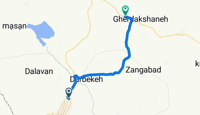 بلوار کردستان, Piranshahr to West Azarbaijan
