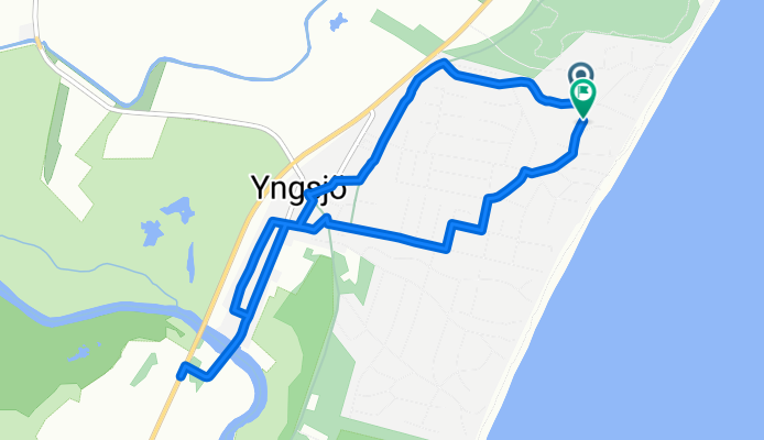 Forellvägen, Yngsjö to Forellvägen, Yngsjö