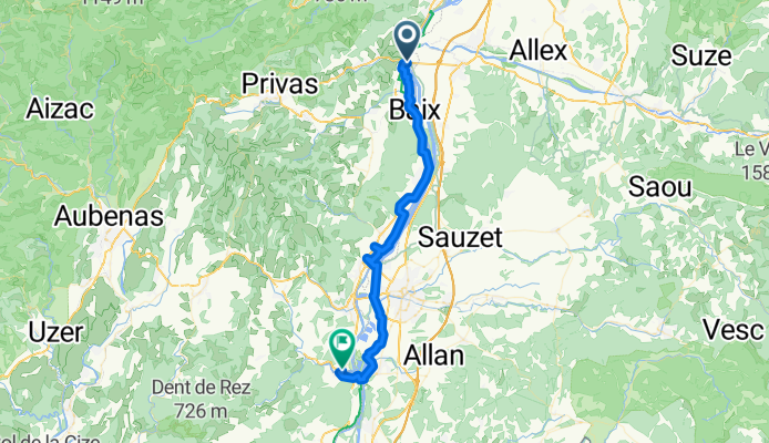 From le pouzin to camping rocheconderie