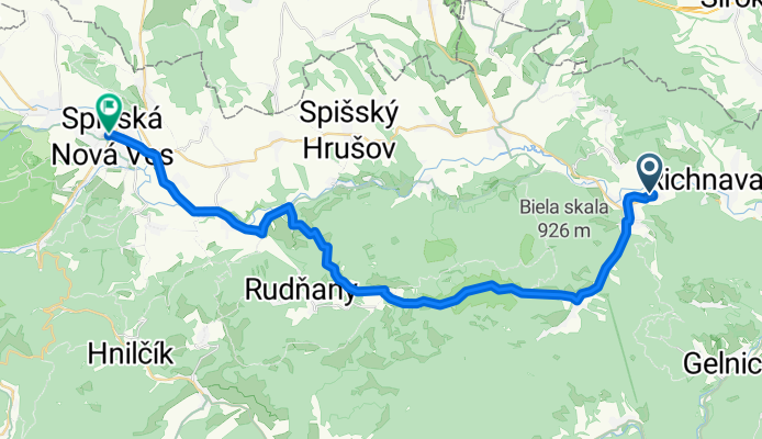 From Krompachy to Spišská Nová Ves