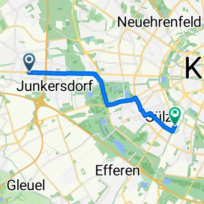 Lindenthal, Köln nach Rhöndorfer Straße, Köln