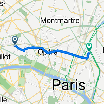 Rue du Faubourg Saint-Honoré, Paris à Rue Beaurepaire, Paris