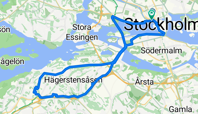 Vasagatan, Stockholm to Vasagatan, Stockholm