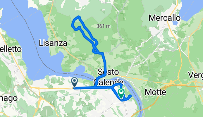 Via Cicognola nach Via Guglielmo Marconi