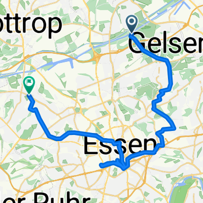 Herne-Mitte, Gelsenkirchen nach Donnerstraße, Essen