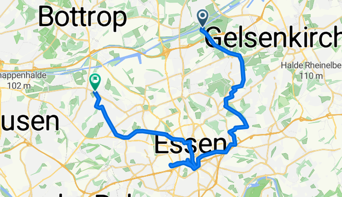 Herne-Mitte, Gelsenkirchen nach Donnerstraße, Essen