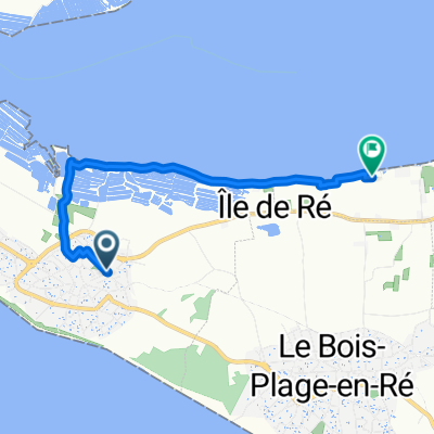 Cours des Poilus, La Couarde-sur-Mer to Chemin de la Galère, Saint-Martin-de-Ré