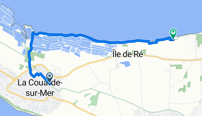 Cours des Poilus, La Couarde-sur-Mer to Chemin de la Galère, Saint-Martin-de-Ré