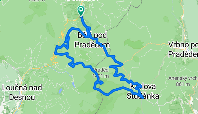 Praděd a okolie JeseníkyCZ