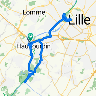 Rue du Tapis Vert, Haubourdin à Rue de Luxembourg, Haubourdin
