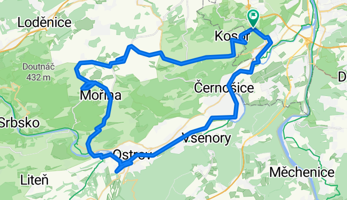 Řevnice přes Velkou Ameriku