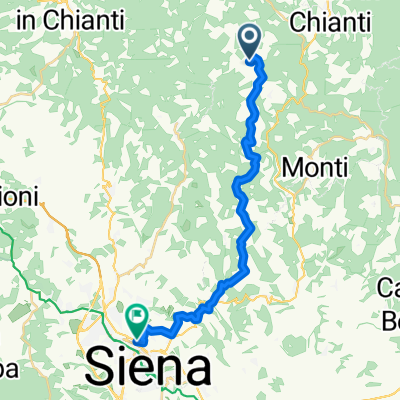Gaiole in Chianti nach Piazza Carlo Rosselli, Siena