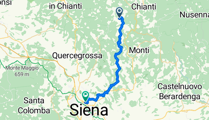 Gaiole in Chianti nach Piazza Carlo Rosselli, Siena