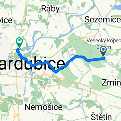 Silnice 32243, Sezemice až Ke Koupališti 226, Pardubice