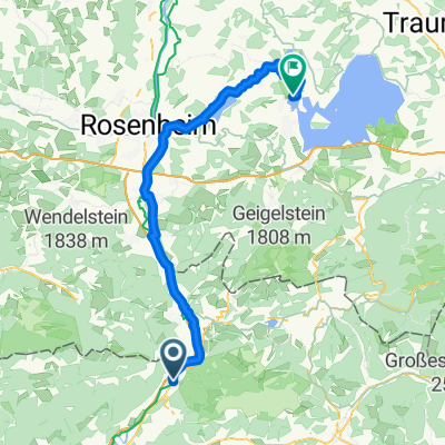 Von Kufstein bis Atterbach am Chiemsee