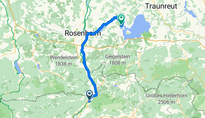 Von Kufstein bis Atterbach am Chiemsee