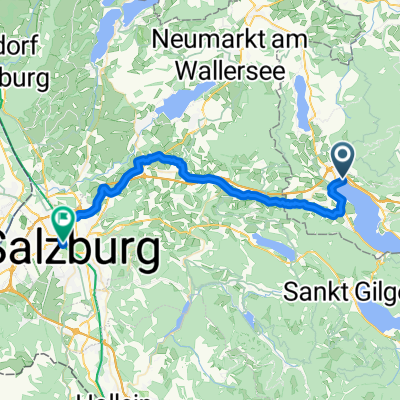 Mondsee bis Salzburg