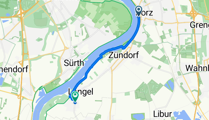 Friedrich-Ebert-Ufer, Köln nach Sandbergstraße, Köln