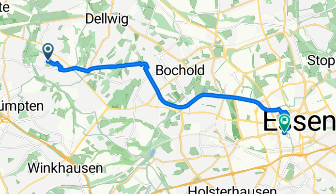 Route in Essen