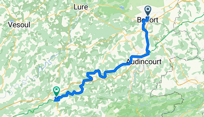 Rue du Général Bethouart nach Place de la République