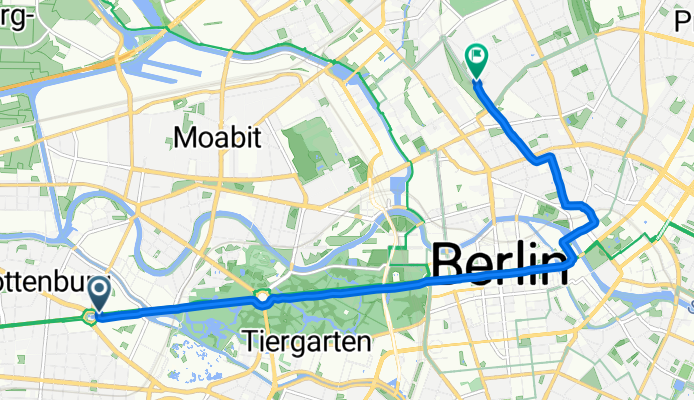 Straße des 17. Juni, Berlin nach Gartenstraße, Berlin