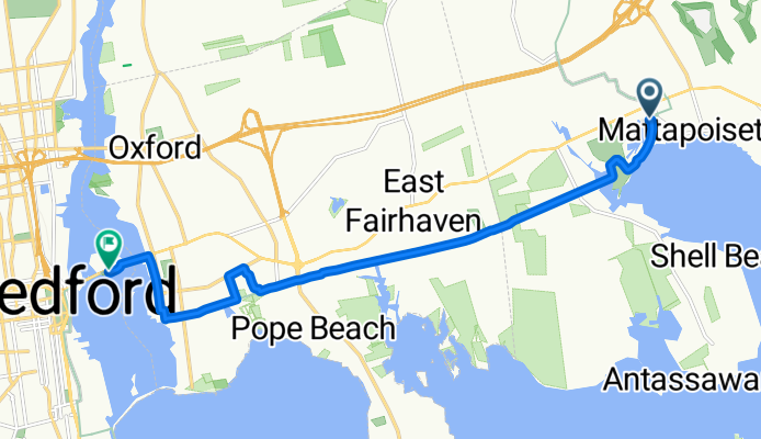 Mattapoisett to New Bedford Bridge