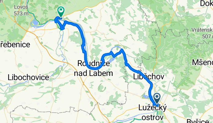 Palackého, Mělník to Na Vinici, Litoměřice