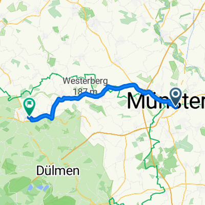 Hoffschultestraße, Münster nach Höltene Klinke, Coesfeld