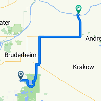 Range Rd 205, Strathcona County to Victoria Tr, Smoky Lake County