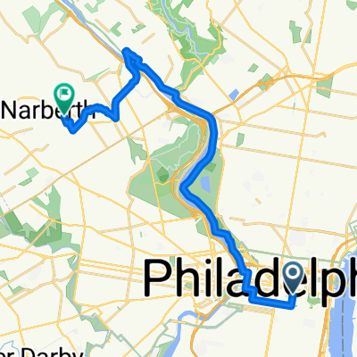 From Philadelphia to Narberth *