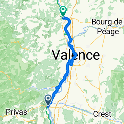 From Tournon-sur-Rhône to Le Pouzin