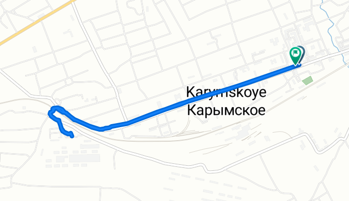 От Ленинградская улица до Ленинградская улица