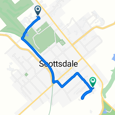 Coplestone Street, Scottsdale to Hedley St, Scottsdale