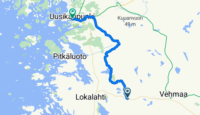 From Vinkkilä to Uusikaupunki