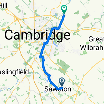 Route in Cambridge