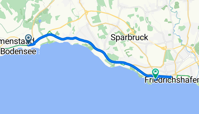 Helmsdorfweg nach Friedrichshafen