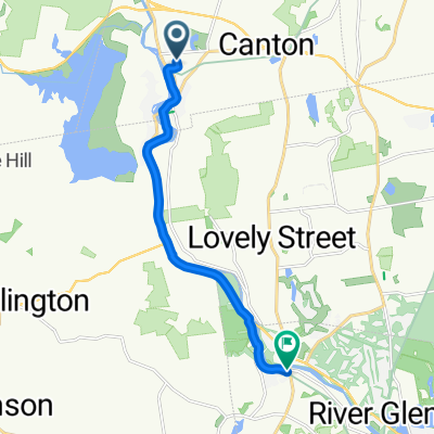 Dyer Ave, Collinsville to Farmington River Trail, Unionville