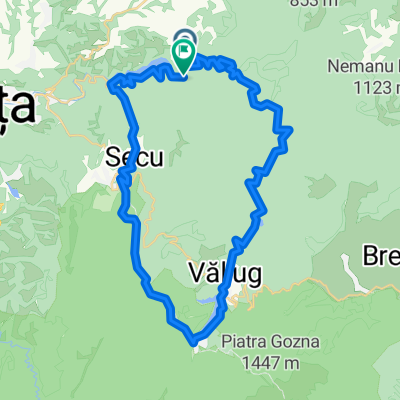 Route 2 in zona Reșița